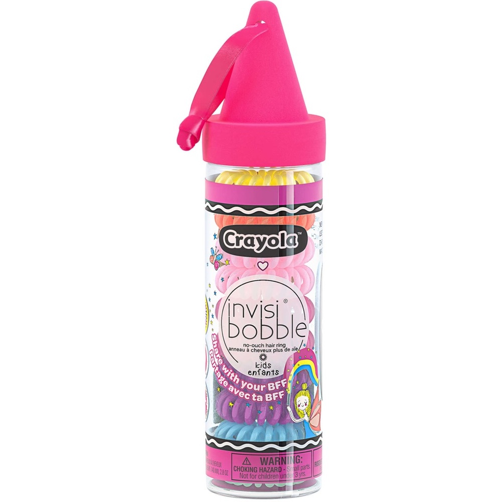 3/$30- BNIP Invisibobble Crayola Kids Hair Ties